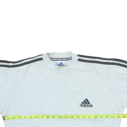 Mens UK Size L adidas Grey Pullover Sweatshirt