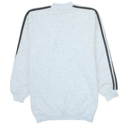 Mens UK Size L adidas Grey Pullover Sweatshirt