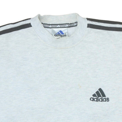 Mens UK Size L adidas Grey Pullover Sweatshirt