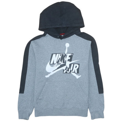 Teens UK Size L Nike Grey Pullover Hoodie