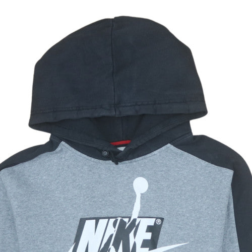 Teens UK Size L Nike Grey Pullover Hoodie