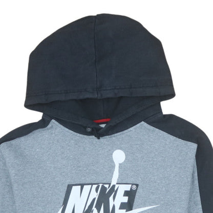 Teens UK Size L Nike Grey Pullover Hoodie