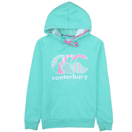 Womens UK Size M Canterbury Green Pullover Hoodie