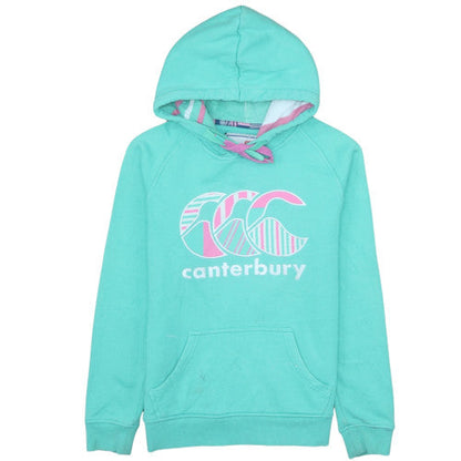 Womens UK Size M Canterbury Green Pullover Hoodie