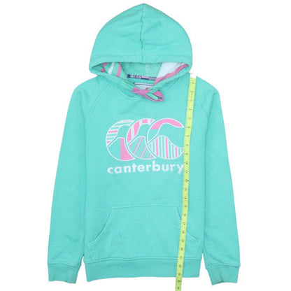 Womens UK Size M Canterbury Green Pullover Hoodie