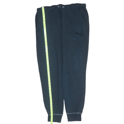 Mens UK Size L PUMA Regular Fit Jogger Black Trousers