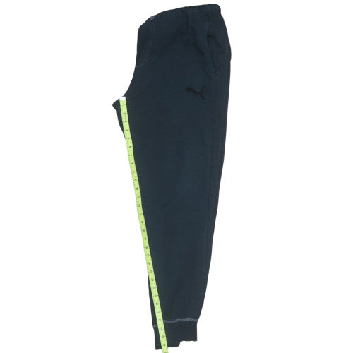 Mens UK Size L PUMA Regular Fit Jogger Black Trousers