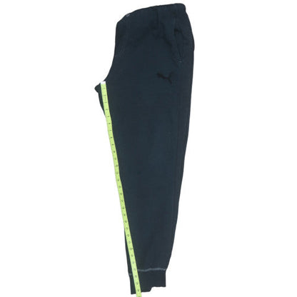 Mens UK Size L PUMA Regular Fit Jogger Black Trousers
