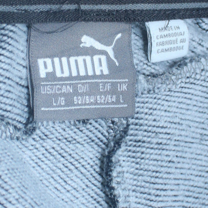 Mens UK Size L PUMA Regular Fit Jogger Black Trousers