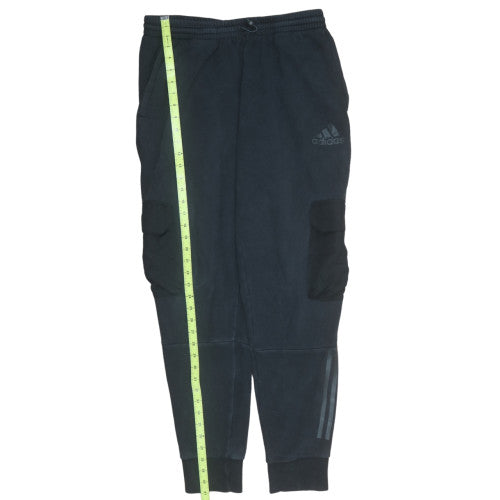 Mens UK Size M adidas Regular Fit Jogger Black Trousers