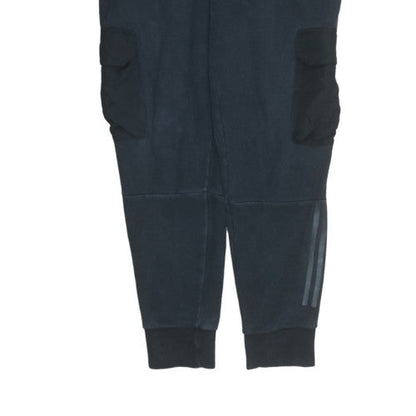 Mens UK Size M adidas Regular Fit Jogger Black Trousers