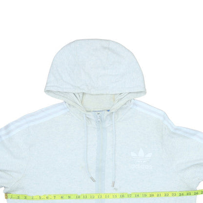 Mens UK Size XL adidas Beige Full Zip Hoodie