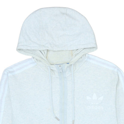 Mens UK Size XL adidas Beige Full Zip Hoodie