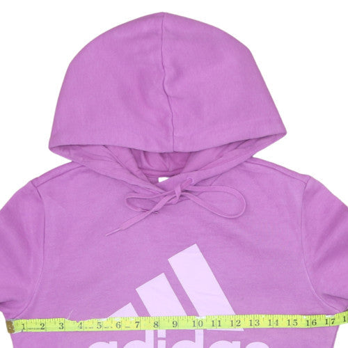 Womens UK Size XS adidas Purple Pullover Hoodie
