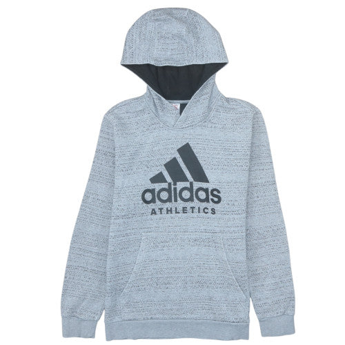 Boys UK Size 13-14 Years adidas Grey Pullover Hoodie