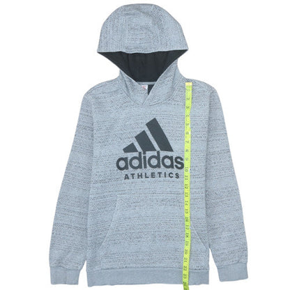 Boys UK Size 13-14 Years adidas Grey Pullover Hoodie