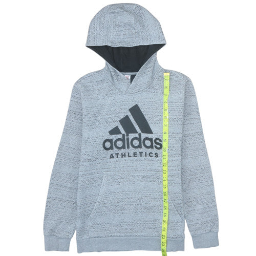 Boys UK Size 13-14 Years adidas Grey Pullover Hoodie