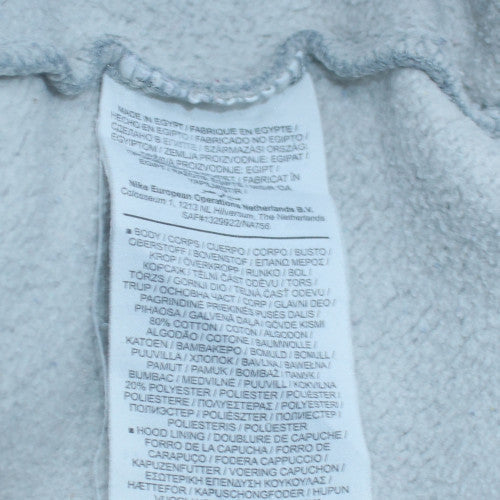 Mens UK Size L Nike Grey Pullover Hoodie