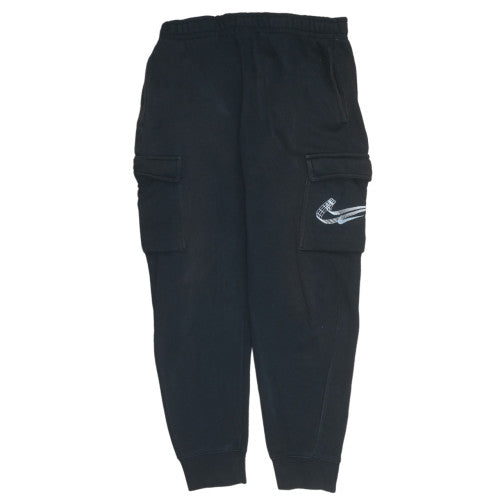 Mens UK Size M Nike Regular Fit Jogger Black Trousers