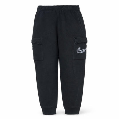 Mens UK Size M Nike Regular Fit Jogger Black Trousers