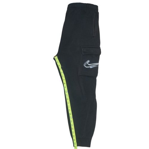 Mens UK Size M Nike Regular Fit Jogger Black Trousers
