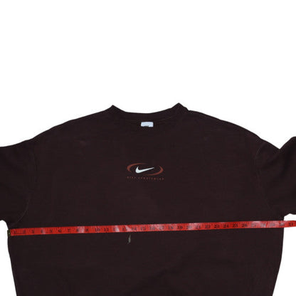 Mens UK Size XL Nike Brown Pullover Sweatshirt