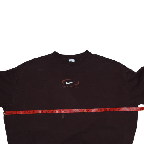 Mens UK Size XL Nike Brown Pullover Sweatshirt