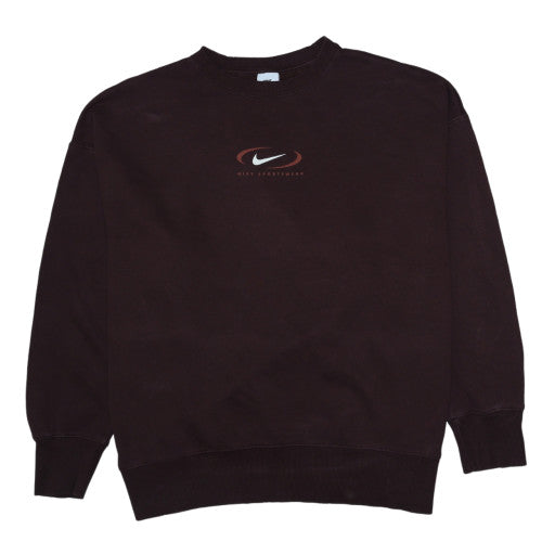 Mens UK Size XL Nike Brown Pullover Sweatshirt