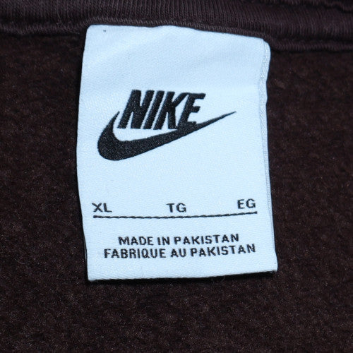 Mens UK Size XL Nike Brown Pullover Sweatshirt