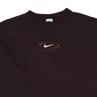 Mens UK Size XL Nike Brown Pullover Sweatshirt