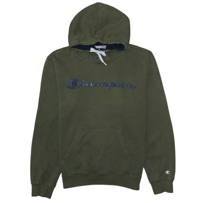 Mens UK Size S Champion Green Pullover Hoodie