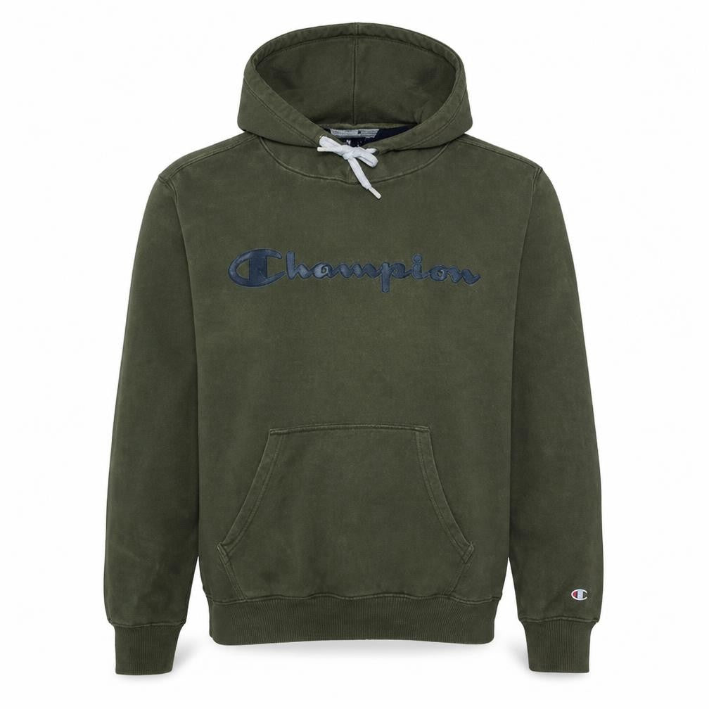 Mens UK Size S Champion Green Pullover Hoodie