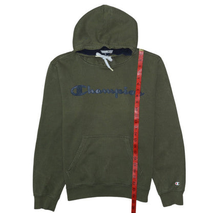Mens UK Size S Champion Green Pullover Hoodie