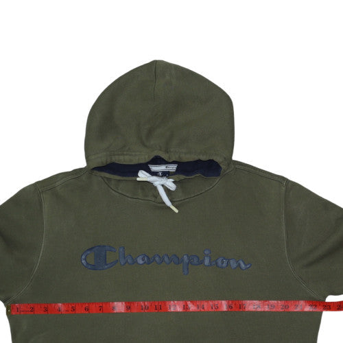 Mens UK Size S Champion Green Pullover Hoodie