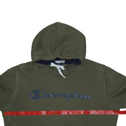 Mens UK Size S Champion Green Pullover Hoodie