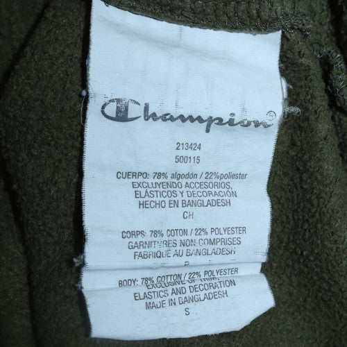 Mens UK Size S Champion Green Pullover Hoodie