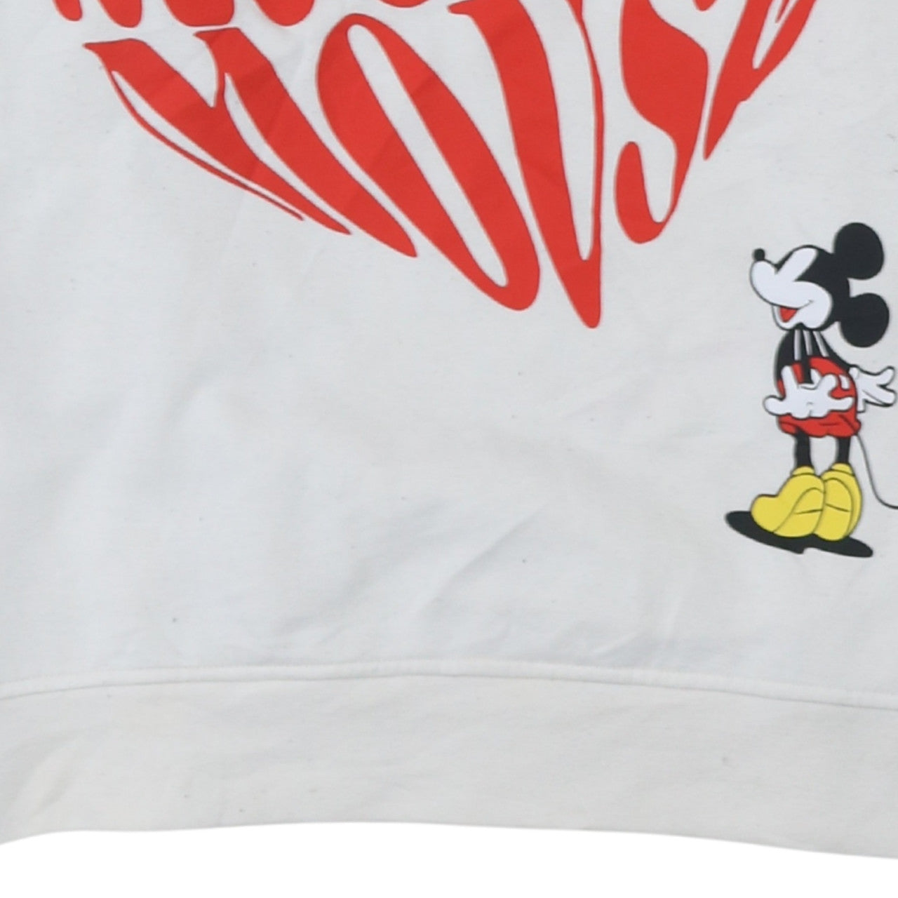 Womens UK Size 12 Disney White Pullover Sweatshirt