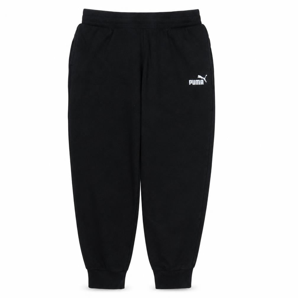 Mens UK Size M PUMA Regular Fit Jogger Black Trousers