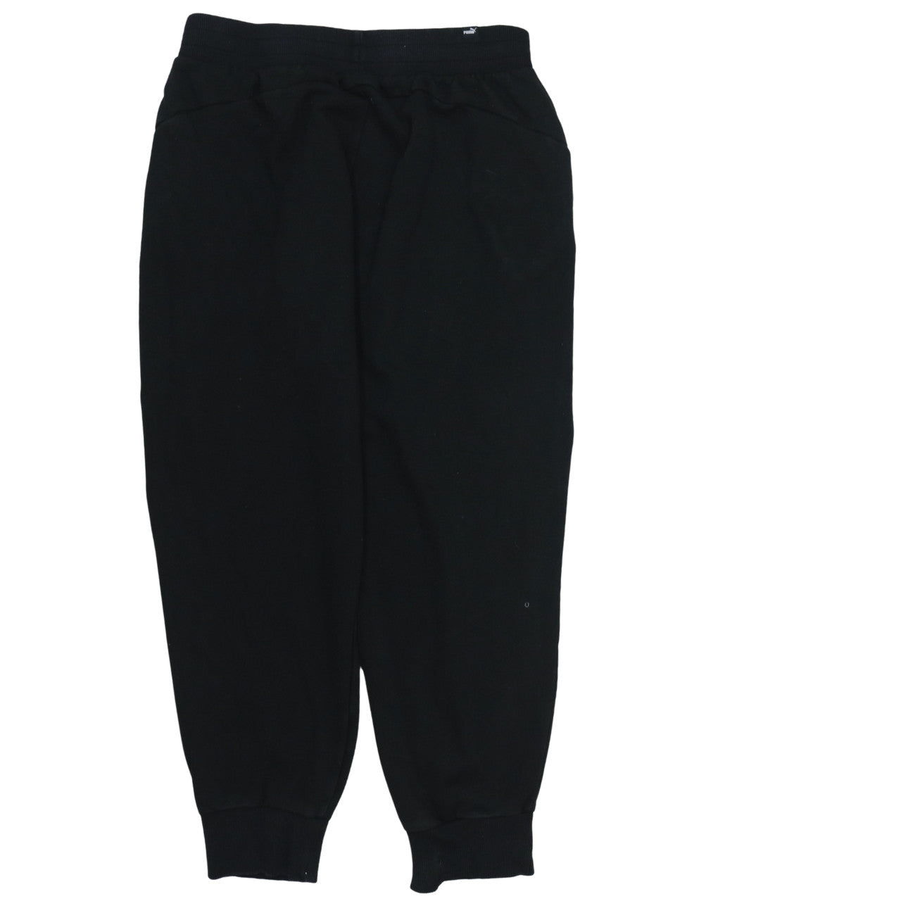 Mens UK Size M PUMA Regular Fit Jogger Black Trousers