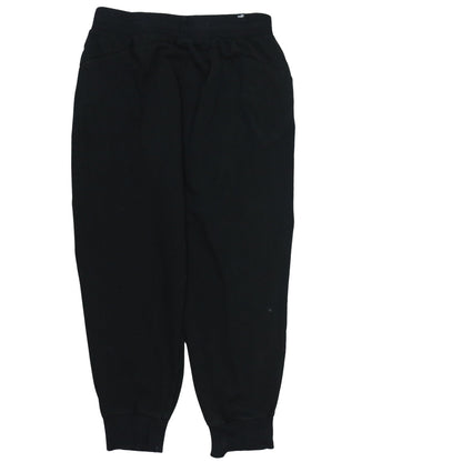Mens UK Size M PUMA Regular Fit Jogger Black Trousers