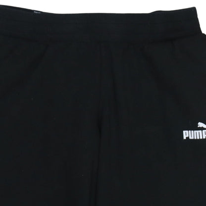 Mens UK Size M PUMA Regular Fit Jogger Black Trousers
