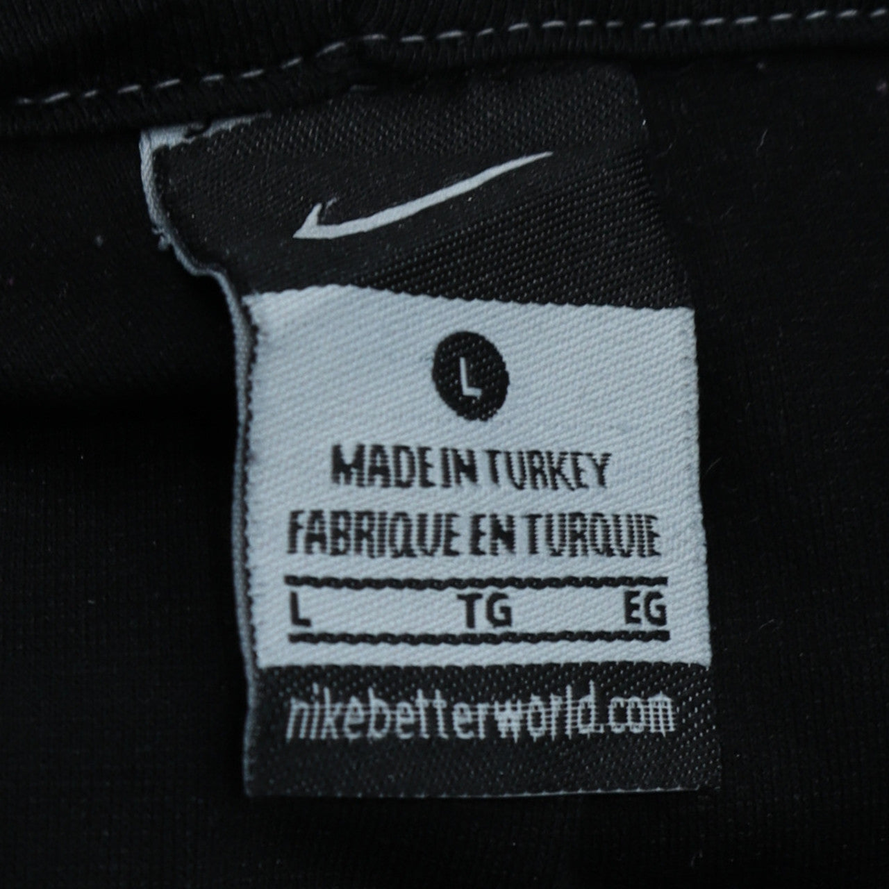 Mens UK Size L Nike Grey Full Zip Hoodie