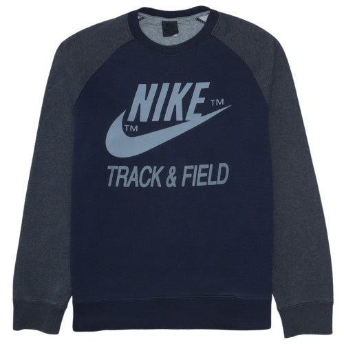 Mens UK Size XL Nike Blue Pullover Sweatshirt