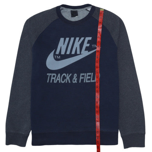 Mens UK Size XL Nike Blue Pullover Sweatshirt