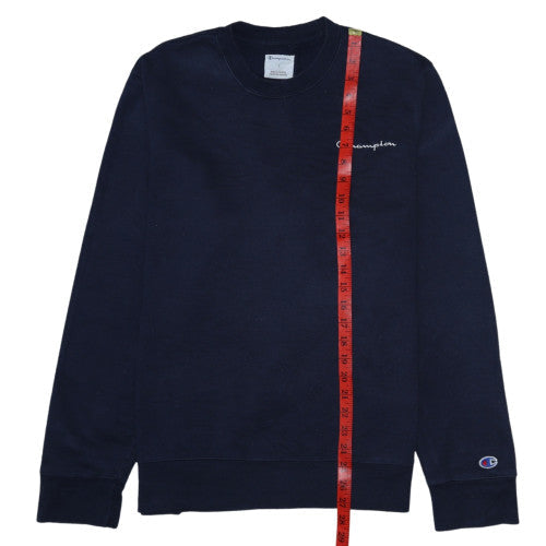 Mens UK Size L Champion Blue Pullover Sweatshirt