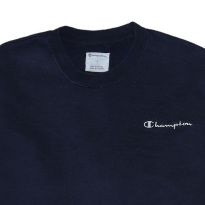 Mens UK Size L Champion Blue Pullover Sweatshirt