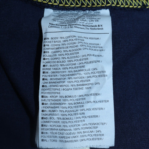 Mens UK Size L Nike Blue Full Zip Hoodie