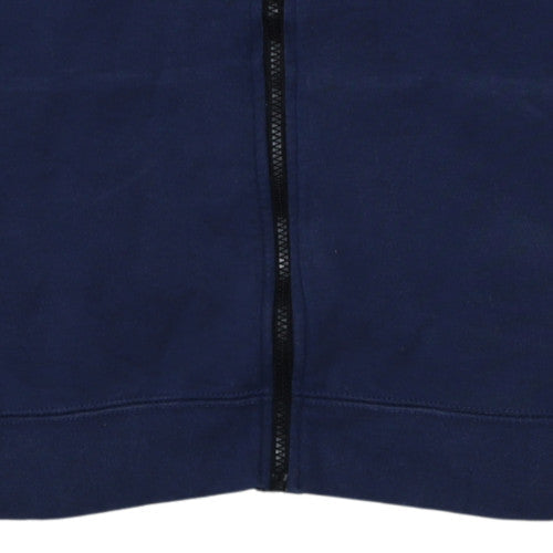 Mens UK Size L Nike Blue Full Zip Hoodie