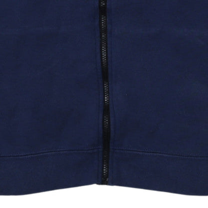 Mens UK Size L Nike Blue Full Zip Hoodie