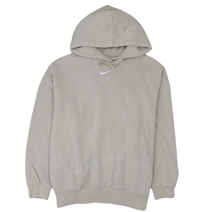 Mens UK Size M Nike Beige Pullover Hoodie
